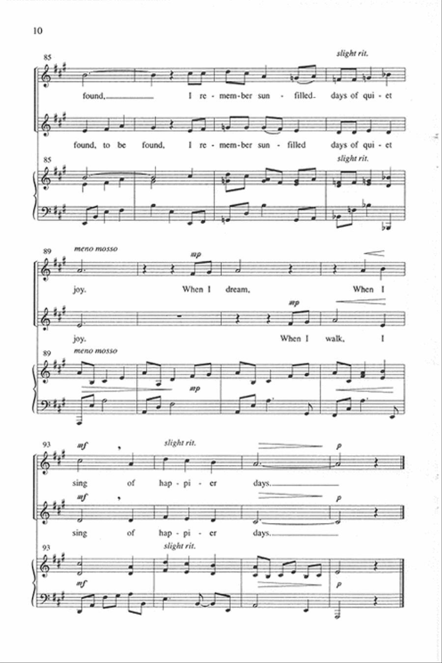 Days of Quiet Joy SA scores gallery preview page 9