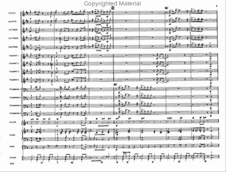 O Christmas Tree Jazz Ensemble scores gallery preview page 8