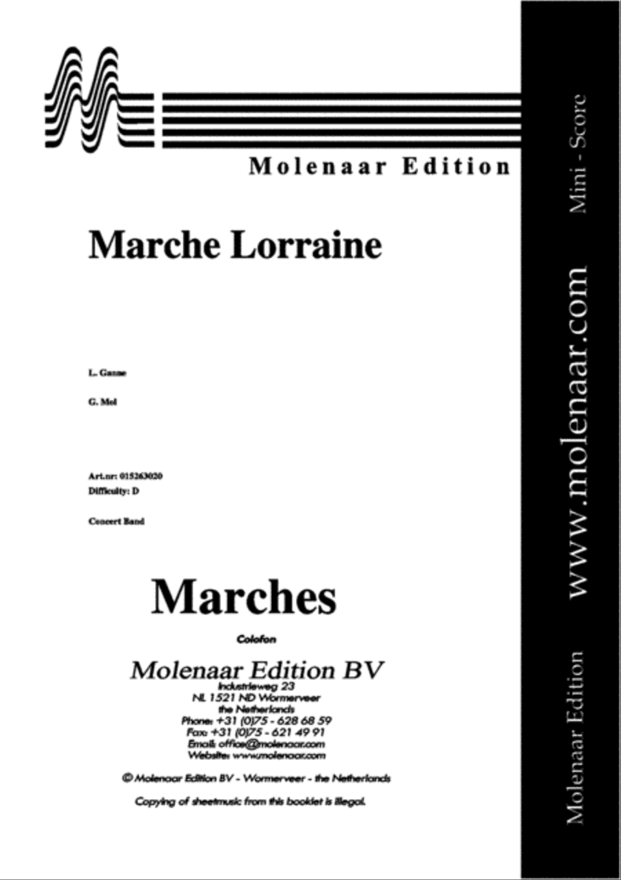 Marche Lorraine Concert Band scores gallery preview page 2