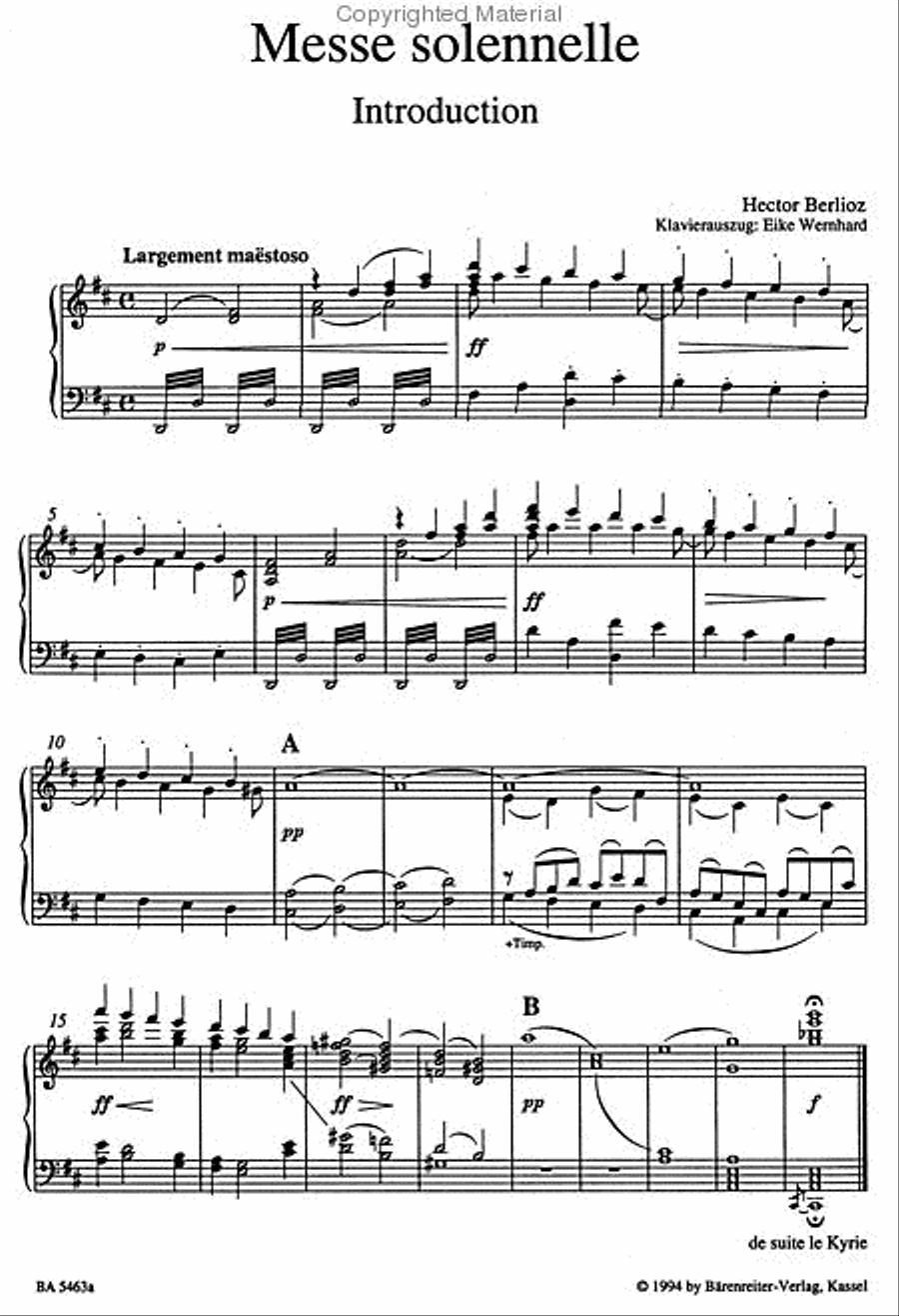 Messe solennelle Holoman 20 4-Part scores gallery preview page 3