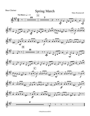 Spring March: BASS CLARINET PART