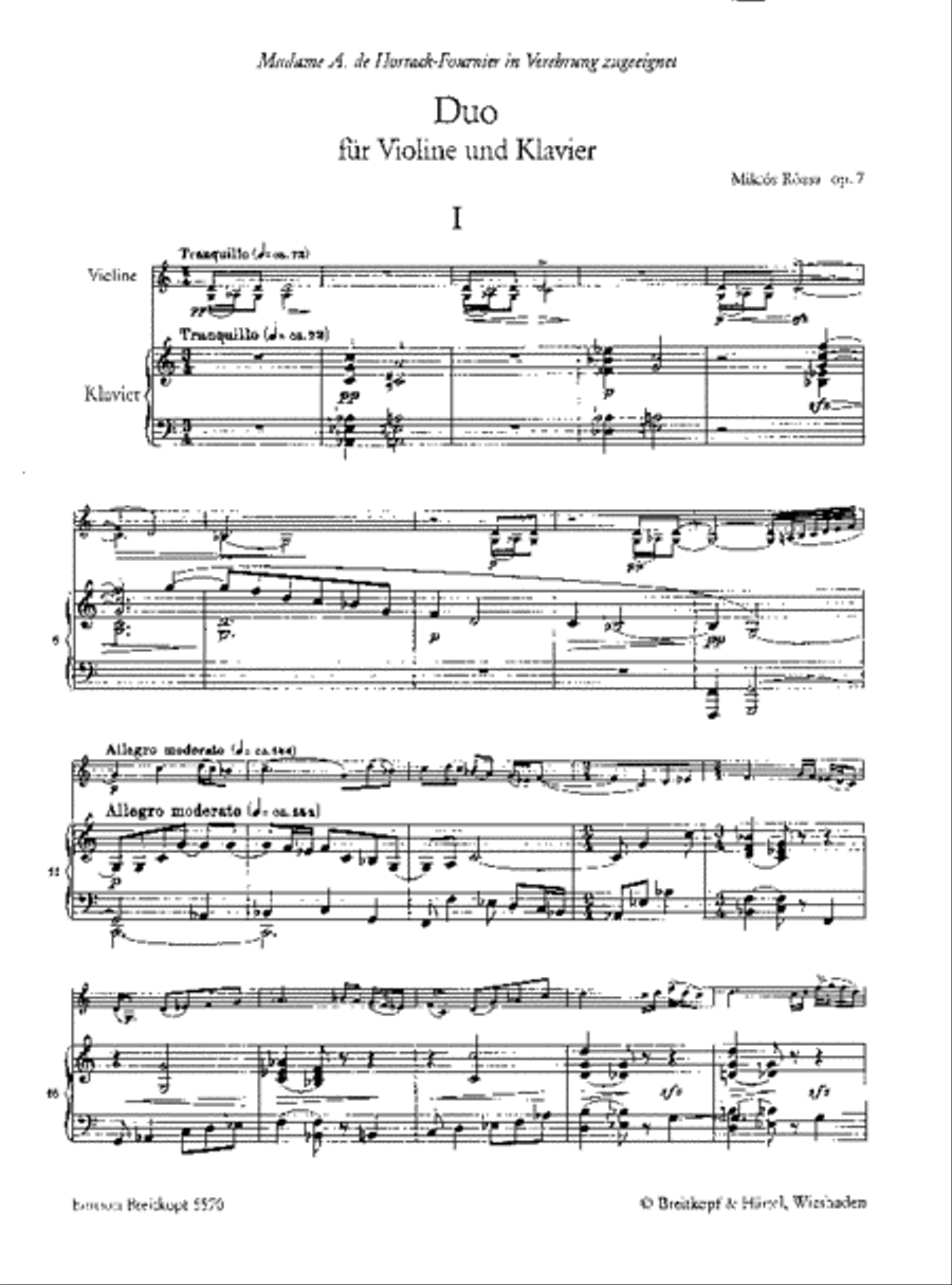 Duo Op. 7 Violin Solo scores gallery preview page 2