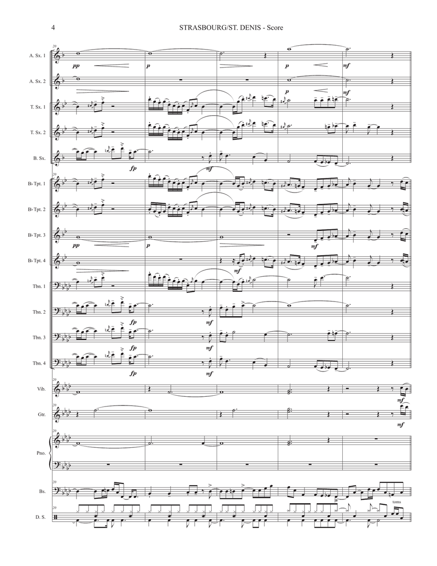Strasbourg / St. Denis Jazz Ensemble scores gallery preview page 4