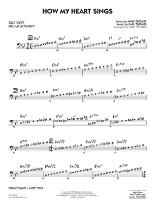 How My Heart Sings (arr. Mike Tomaro) - Bass Clef Solo Sheet