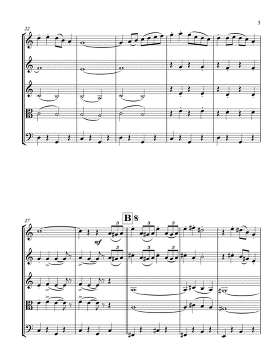 Sleigh Ride String Quartet (Orchestra) Score and Parts image number null