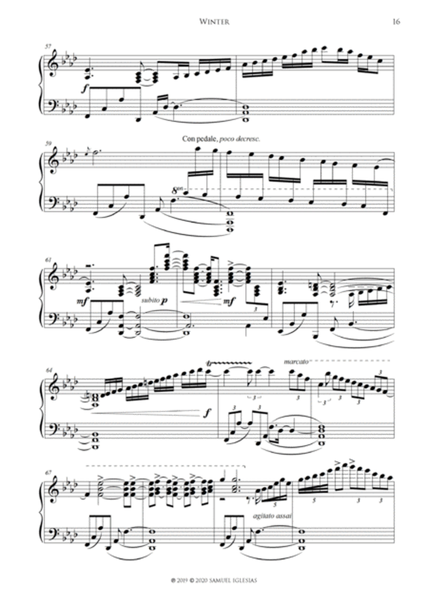 "Winter" (Full Transcription+The Improviser's Version) - from The Four Seasons Songbook image number null