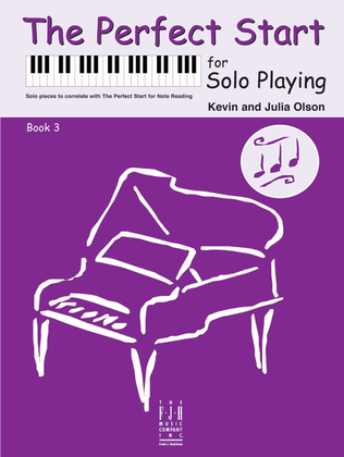 Book cover for The Perfect Start for Solo Playing, Book 3
