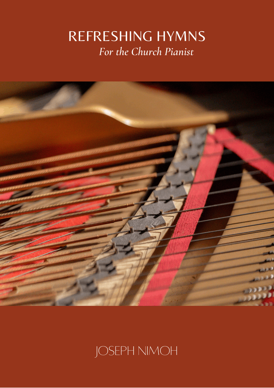 Book cover for Refreshing Hymns For the Church Pianist - Songbook