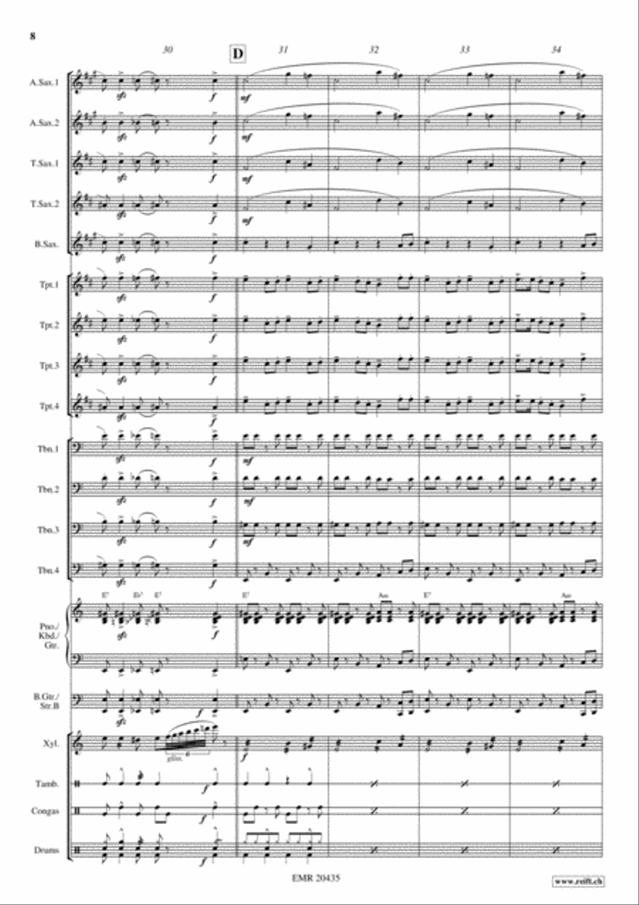 Russian Passion Big Band scores gallery preview page 9