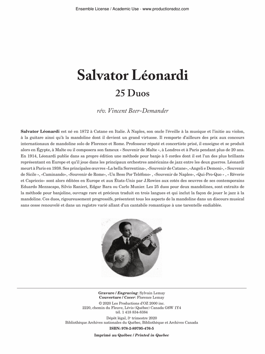 25 Duos Mandolin scores gallery preview page 1
