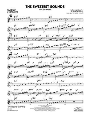 The Sweetest Sounds (Alto Sax Feature) - Eb Solo Sheet