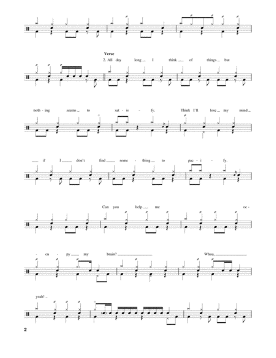Paranoid Drum Set scores gallery preview page 2
