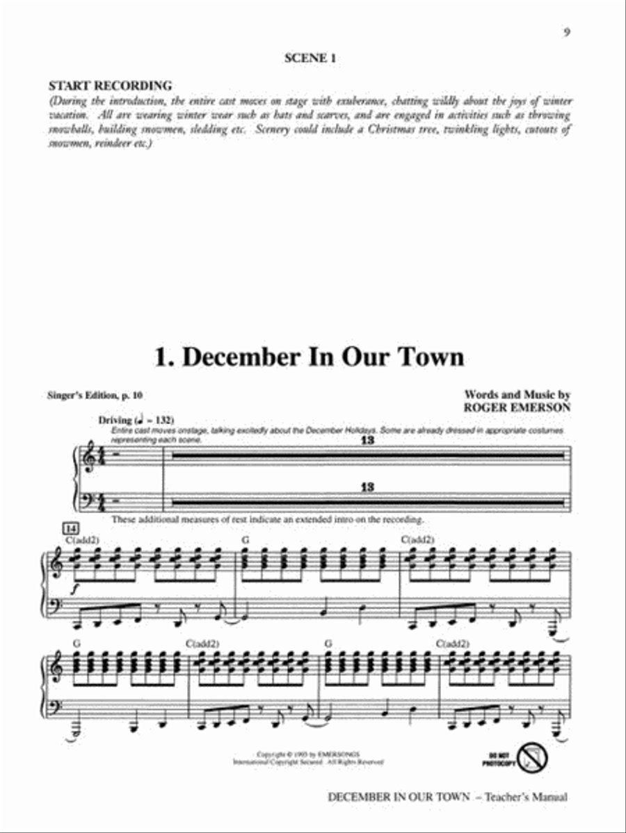 December in Our Town (A Multicultural Holiday Musical) Choir scores gallery preview page 7