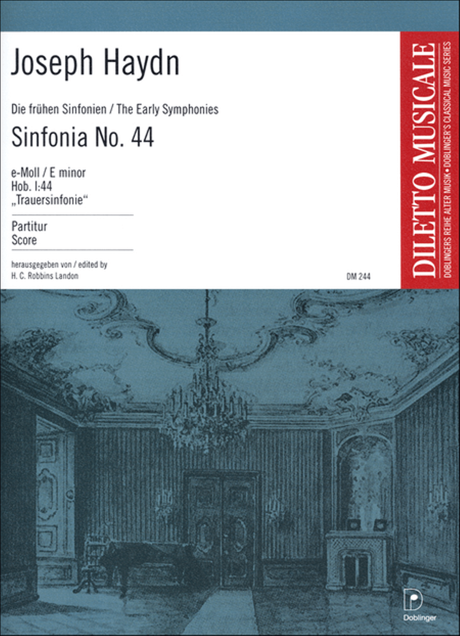 Sinfonia Nr. 44 e-moll (Trauersymphonie) Orchestra scores gallery preview page 1