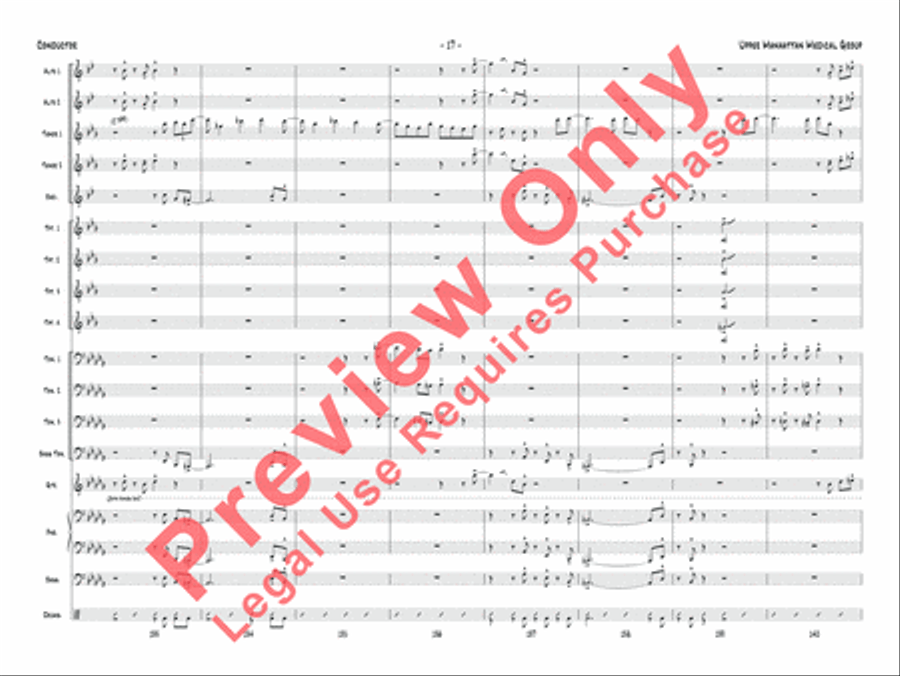 Upper Manhattan Medical Group Jazz Ensemble scores gallery preview page 18