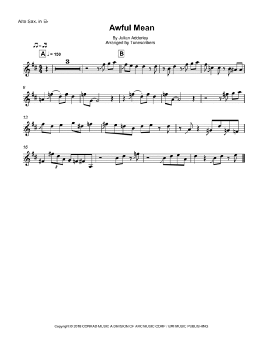 Awful Mean Small Ensemble scores gallery preview page 3