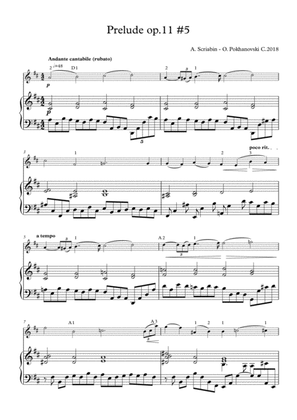 Scriabin Prelude op.11 #5