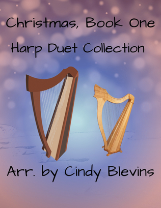 Book cover for Christmas, Book One, Harp Duet Collection