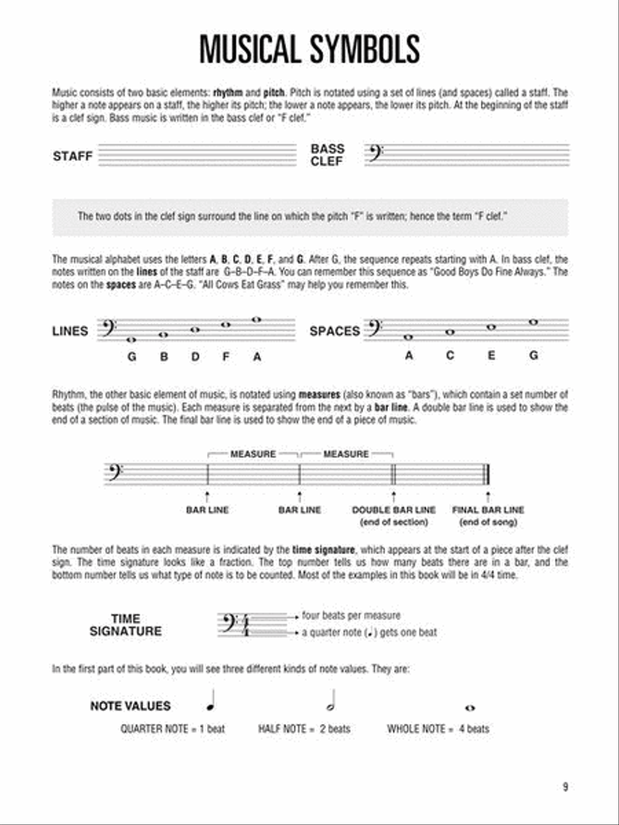 Hal Leonard Electric Bass Method – Complete Edition Bass Guitar Tablature scores gallery preview page 9