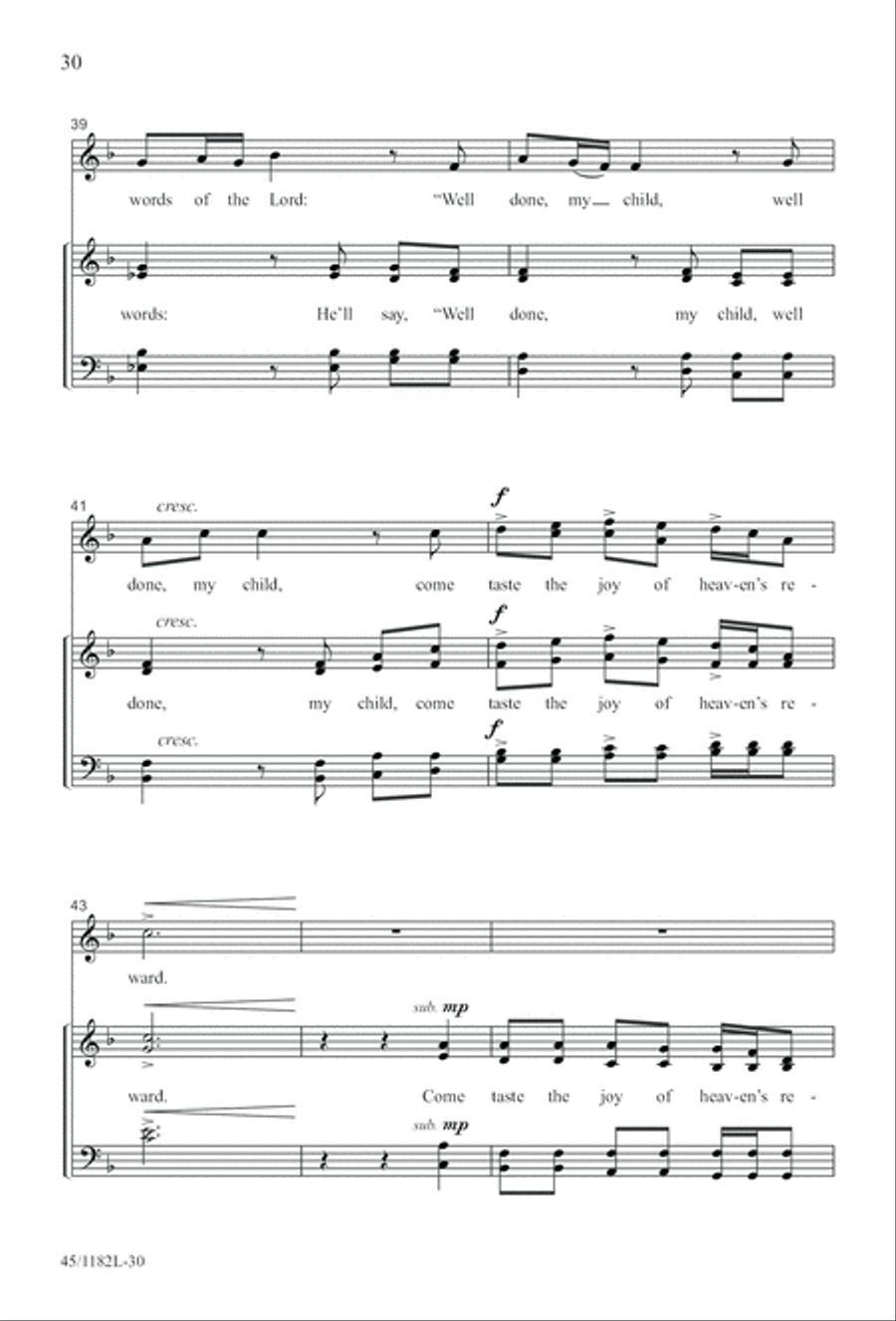All Around A Cappella 4-Part scores gallery preview page 30