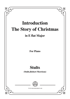 Book cover for Stults-The Story of Christmas,Introduction,in E flat Major,for Piano