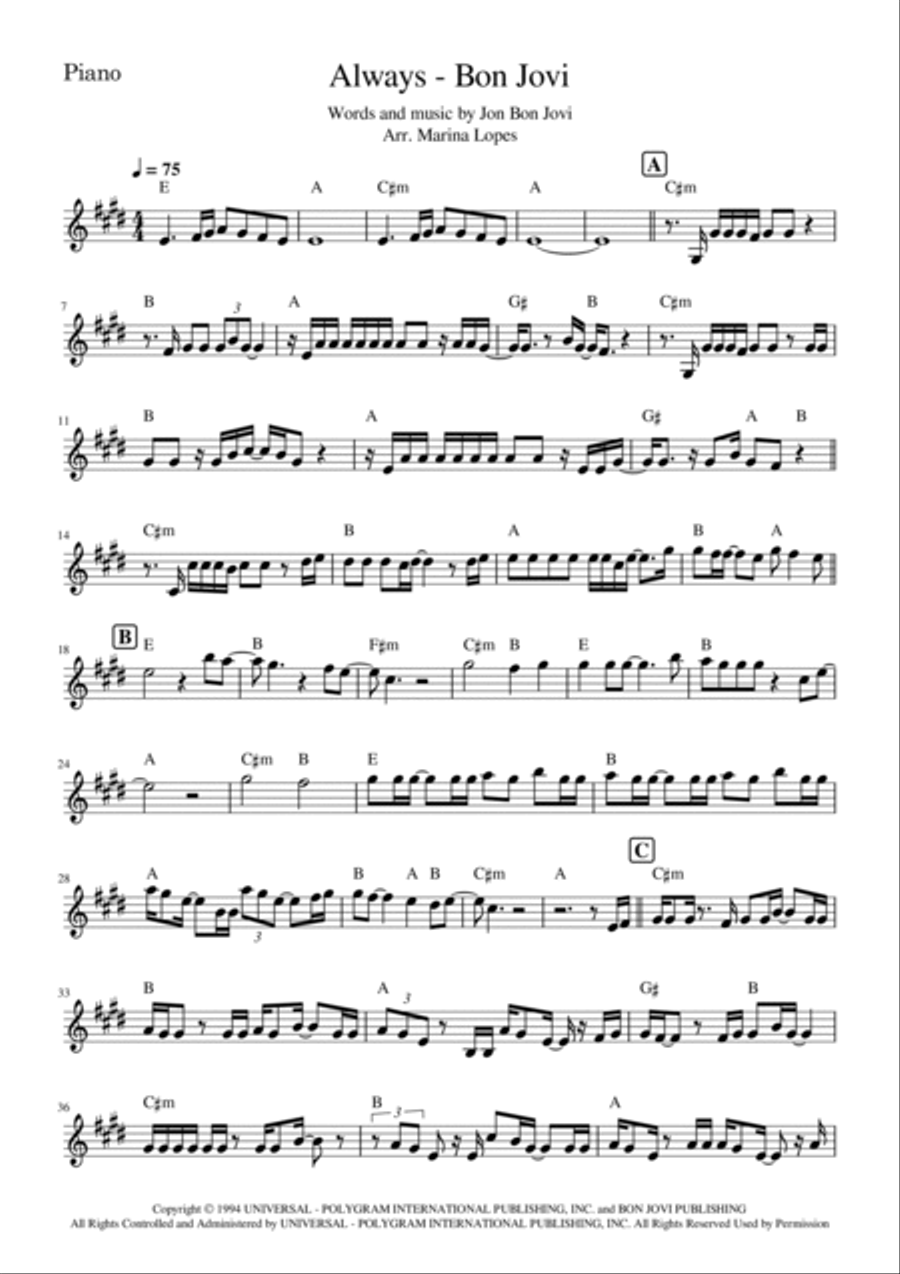 Always Always Piano Trio scores gallery preview page 3