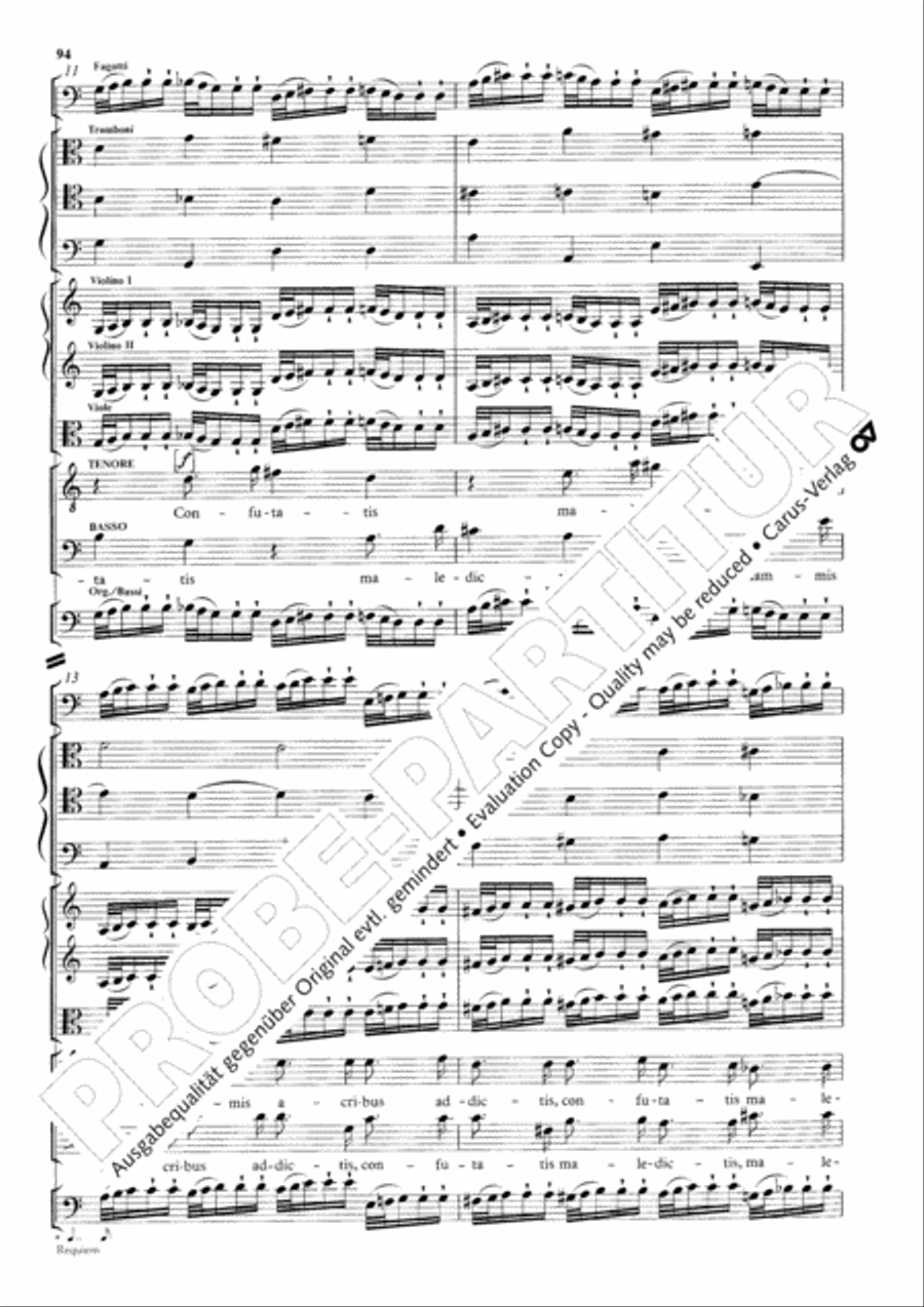 Requiem Requiem 4-Part scores gallery preview page 101