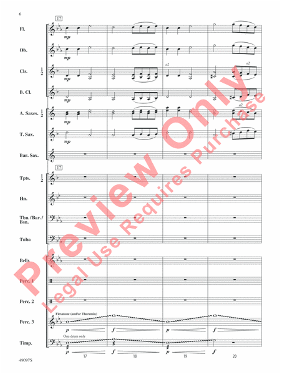 Monsters, Unite! Concert Band scores gallery preview page 7