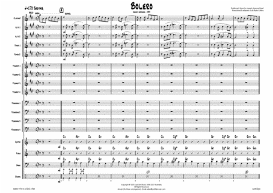Bolero Big Band scores gallery preview page 2