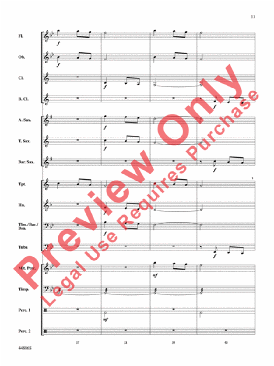 A Whole Lot of Christmas Concert Band scores gallery preview page 12