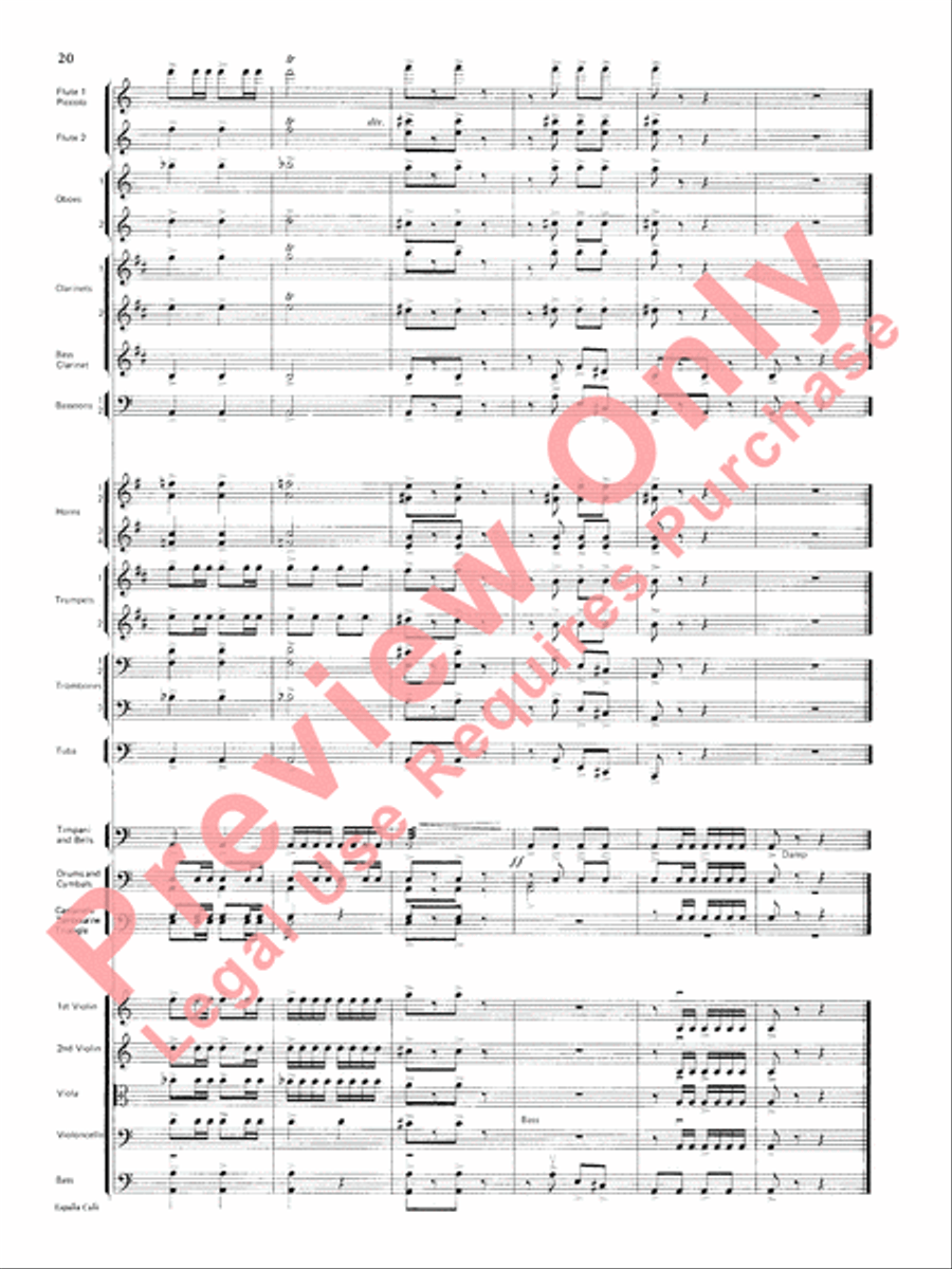 España Cañi Full Orchestra scores gallery preview page 21