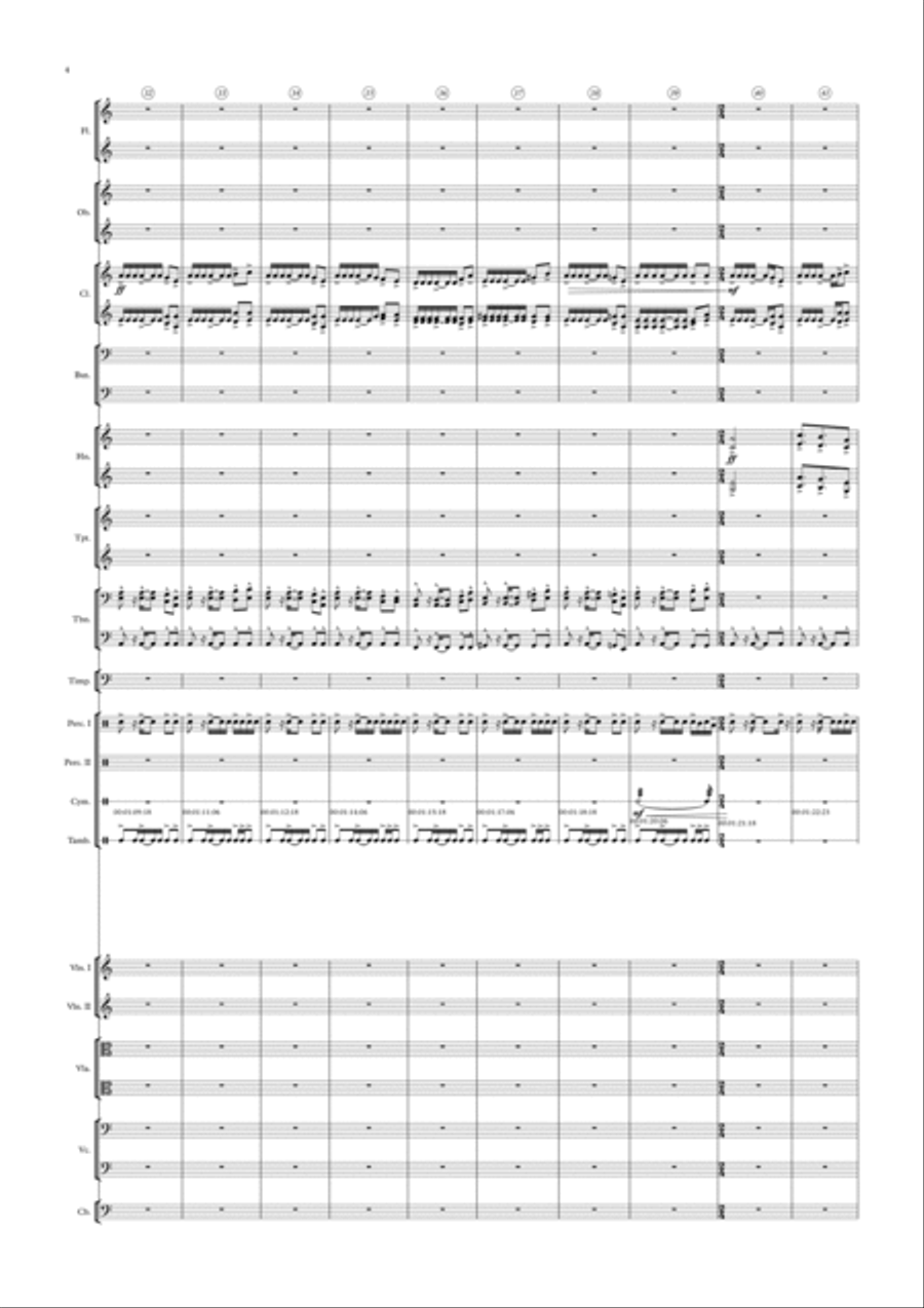 Overture of life - Petro Melnyk Full Orchestra scores gallery preview page 4