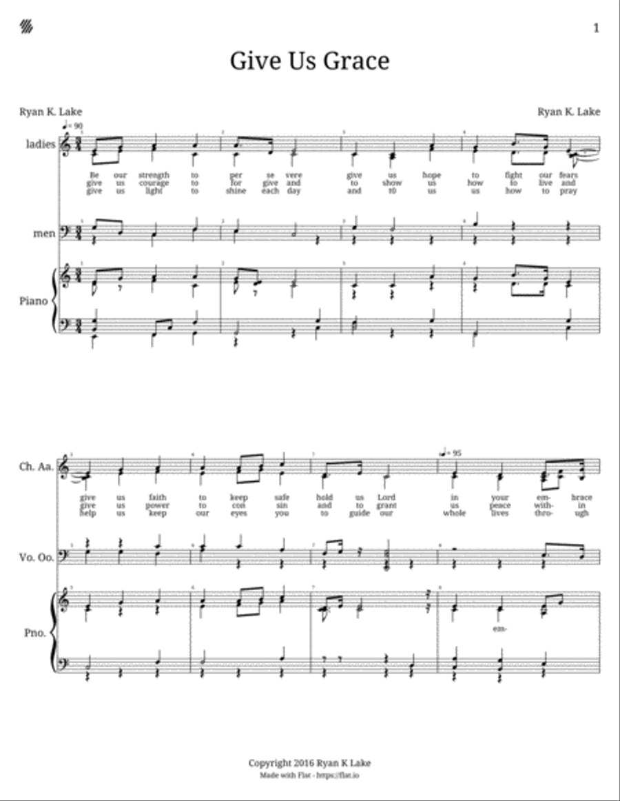 Give Us grace Give Us grace SA scores gallery preview page 1