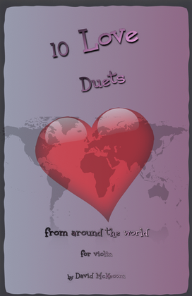 Book cover for 10 Love Duets for Violin