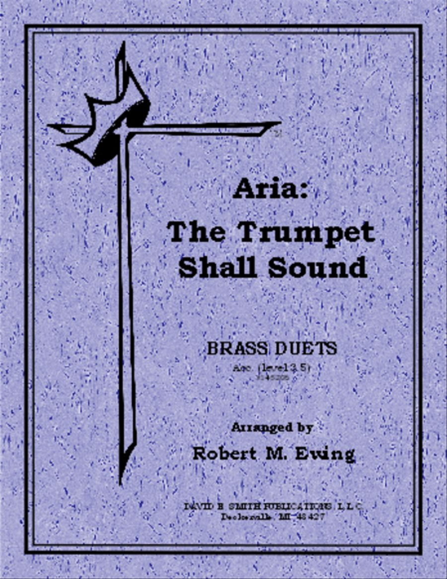 The Trumpet Shall Sound- Aria Euphonium scores gallery preview page 1