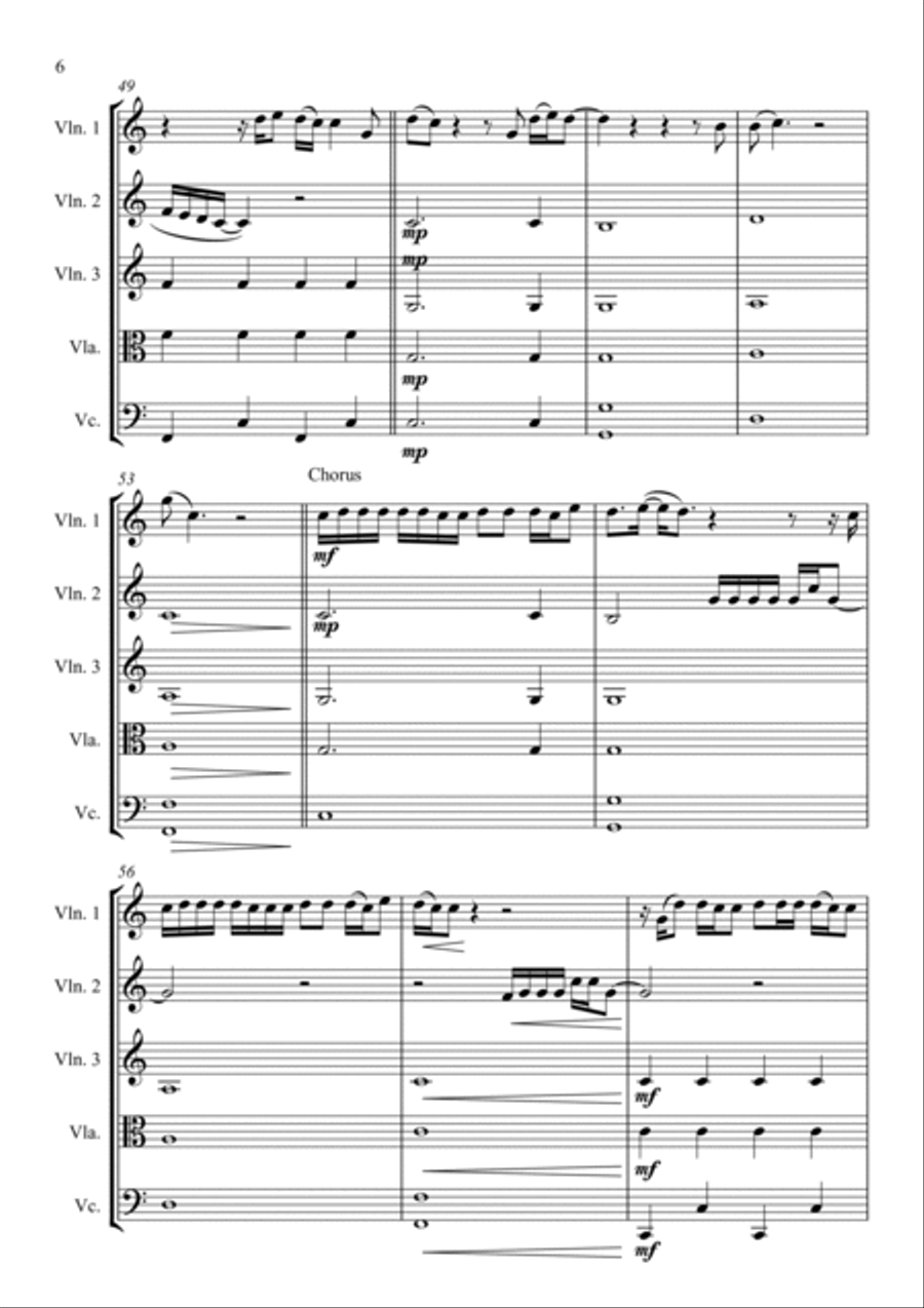 Daylight String Quartet scores gallery preview page 6