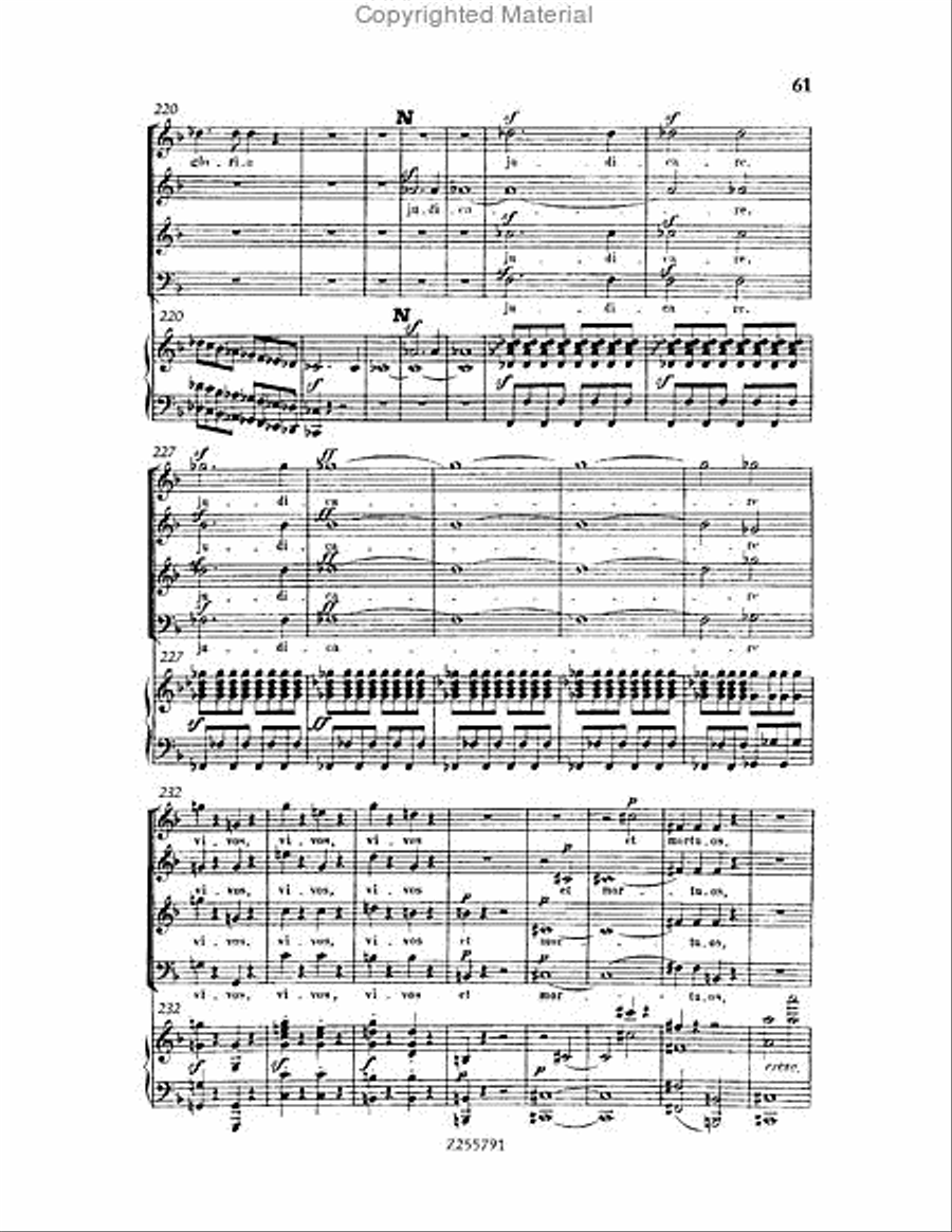 Missa Solemnis, Op.123 Choir scores gallery preview page 61