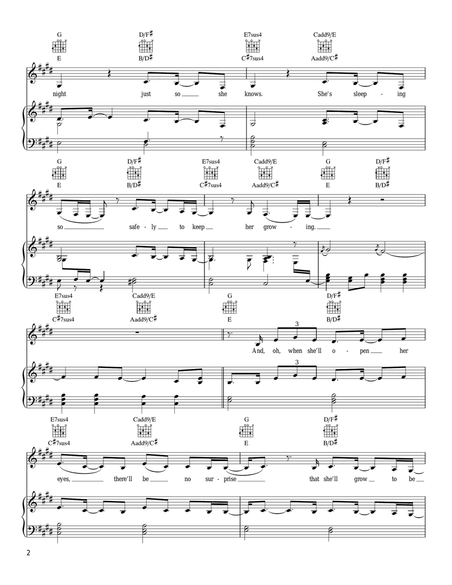 Capri Capri Piano, Vocal, Guitar scores gallery preview page 2