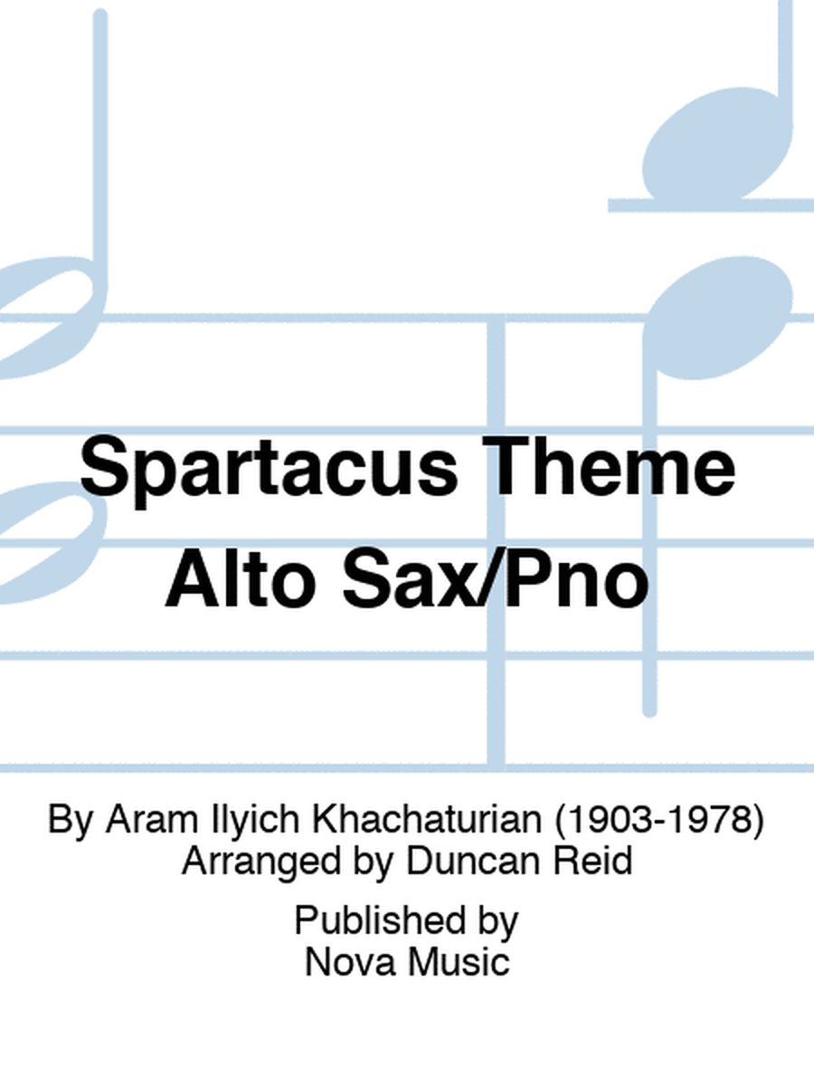 Spartacus Theme Alto Sax/Pno