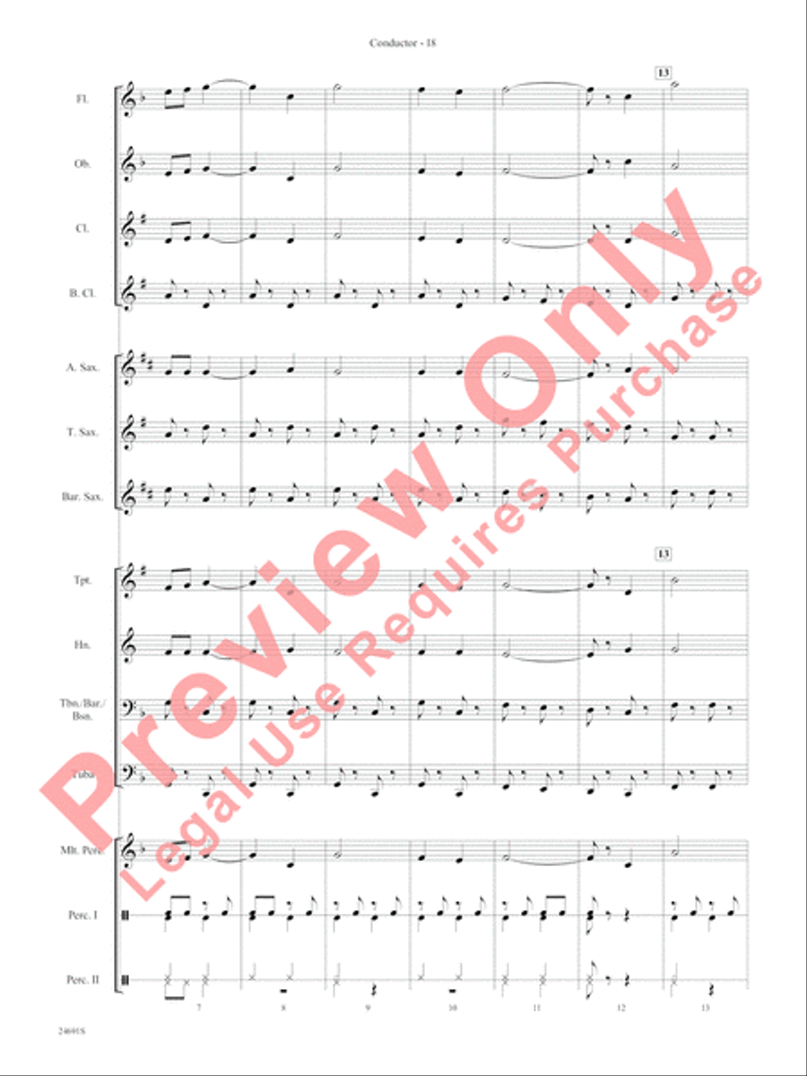 Belwin Very Beginning Band Kit #2 Concert Band scores gallery preview page 21