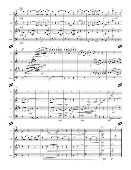 Debussy – La plus que lente (for Woodwind Quartet) image number null