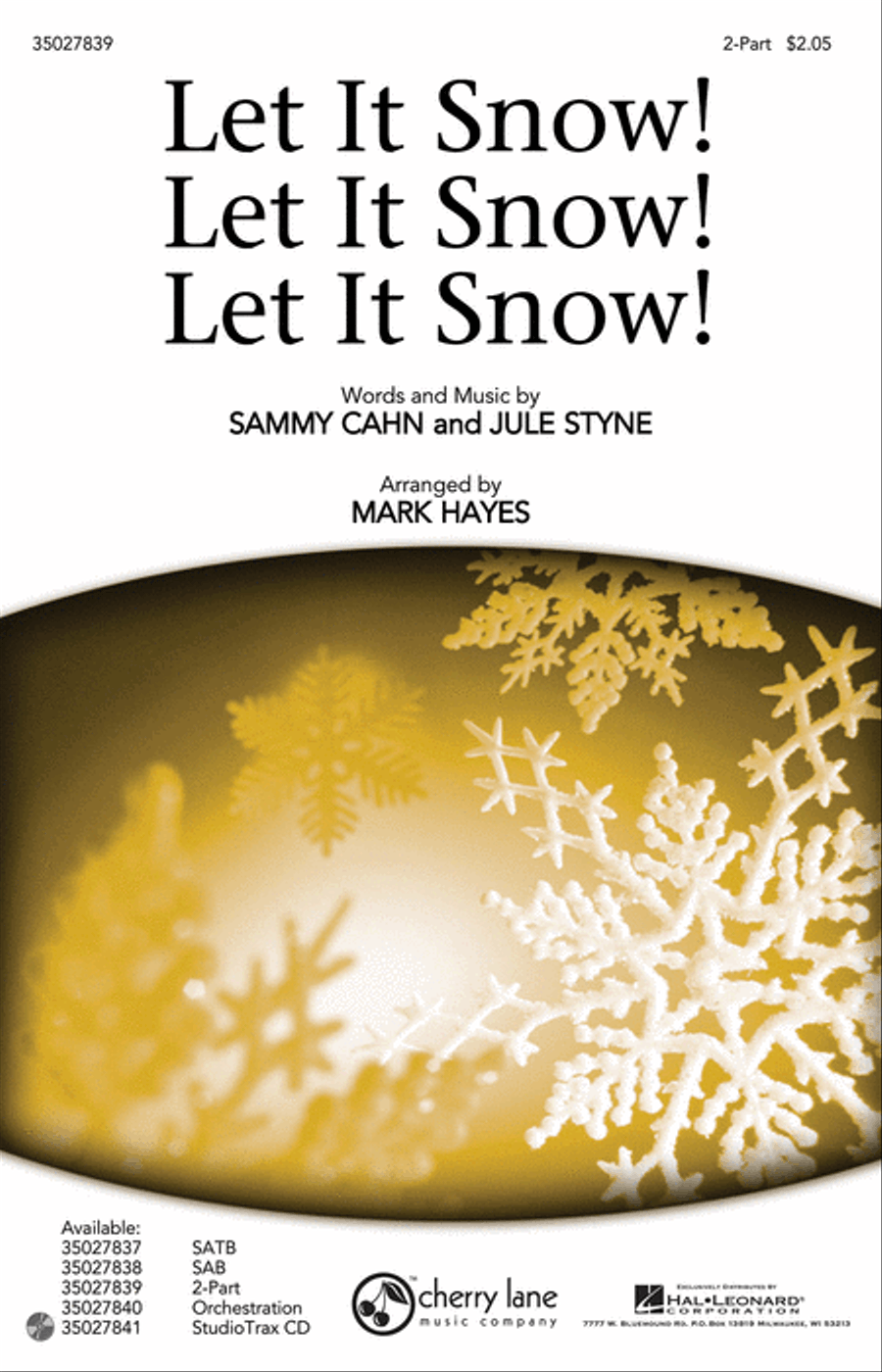 Let It Snow! Let It Snow! Let It Snow! 2-Part scores gallery preview page 1