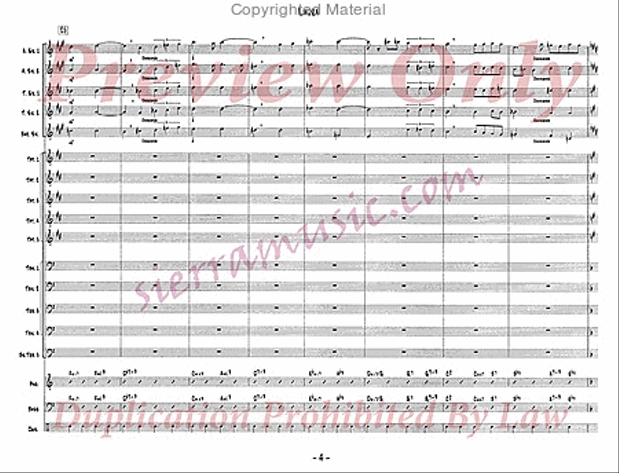 Laura Jazz Ensemble scores gallery preview page 5