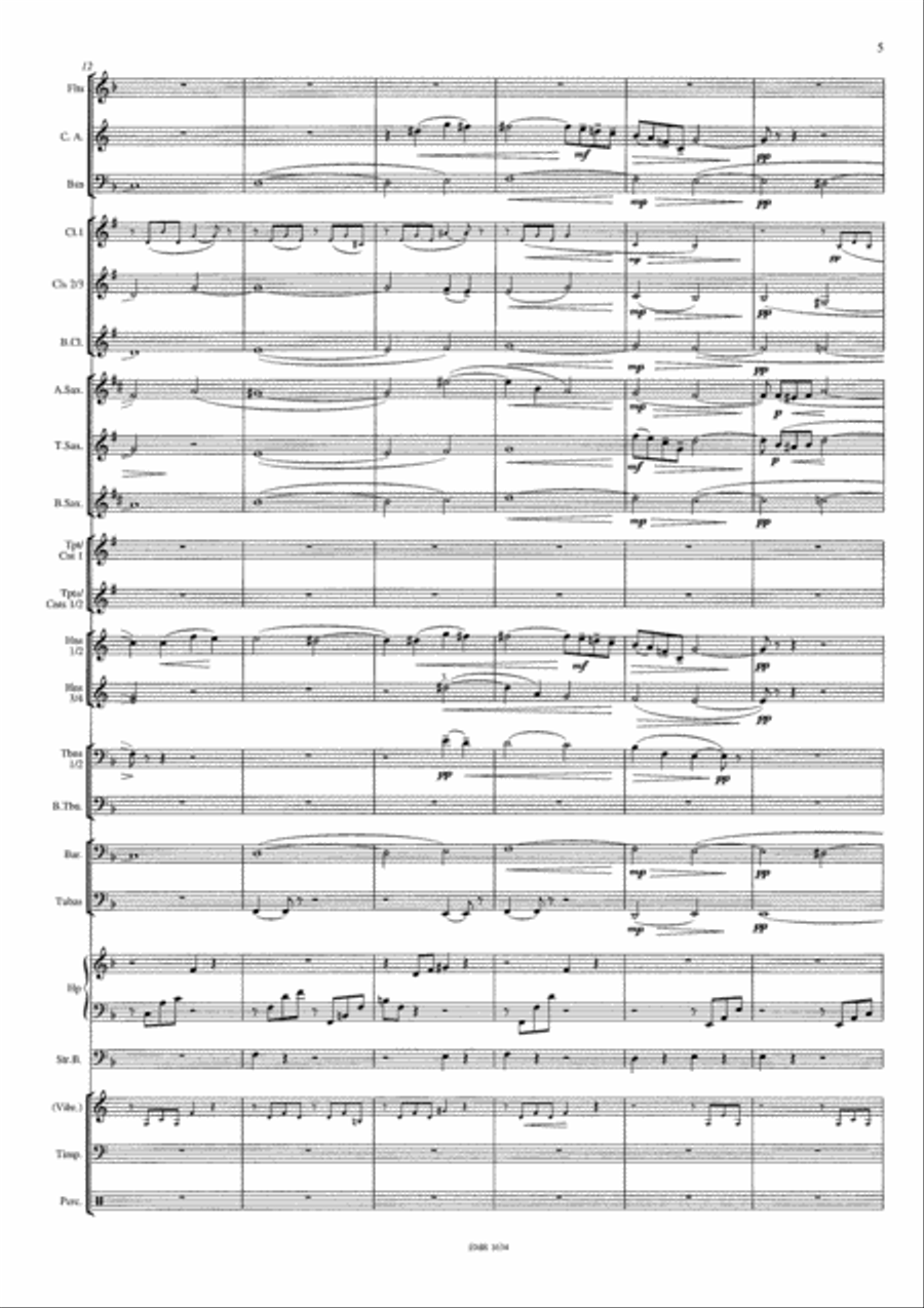 Death In Venice Concert Band scores gallery preview page 6