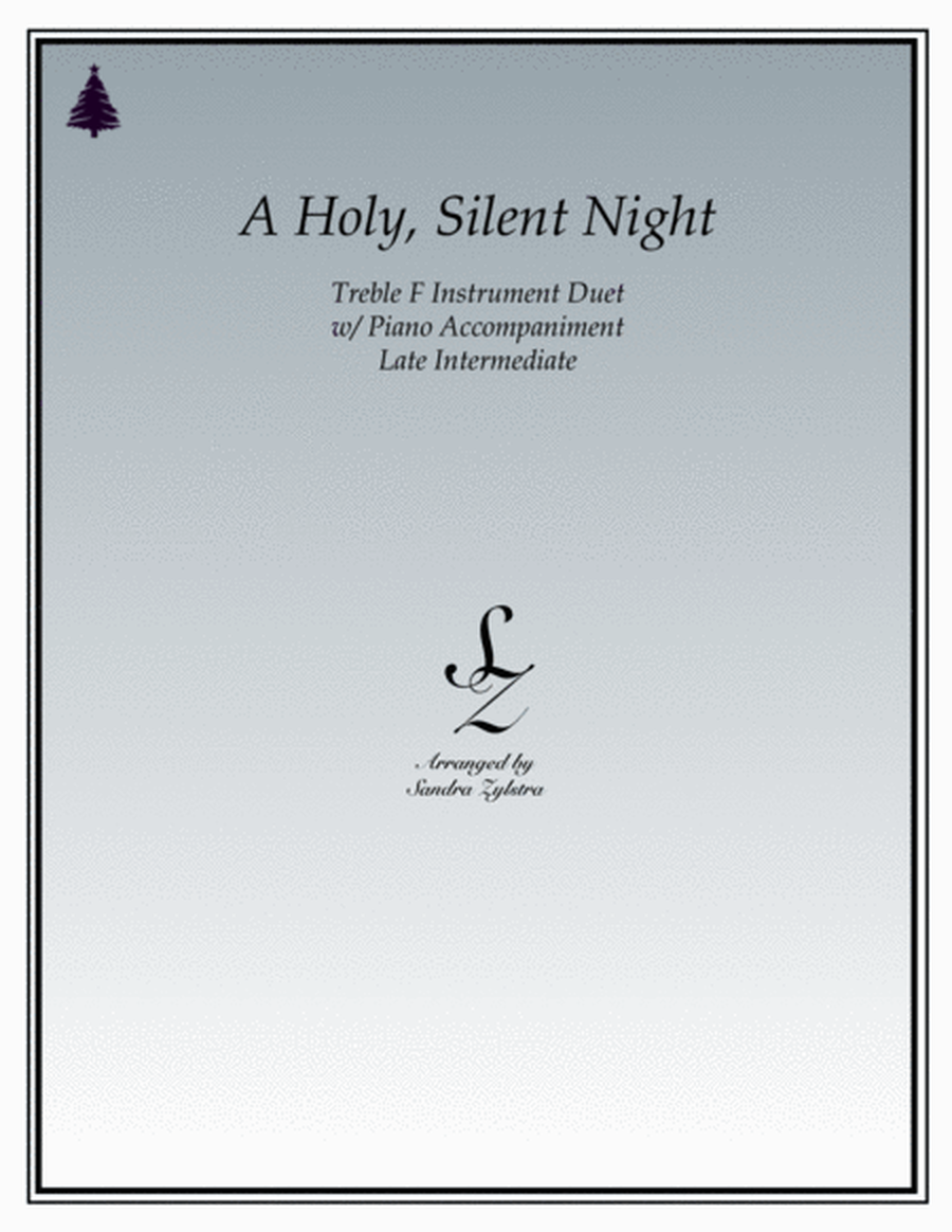 A Holy, Silent Night (treble F instrument duet) image number null