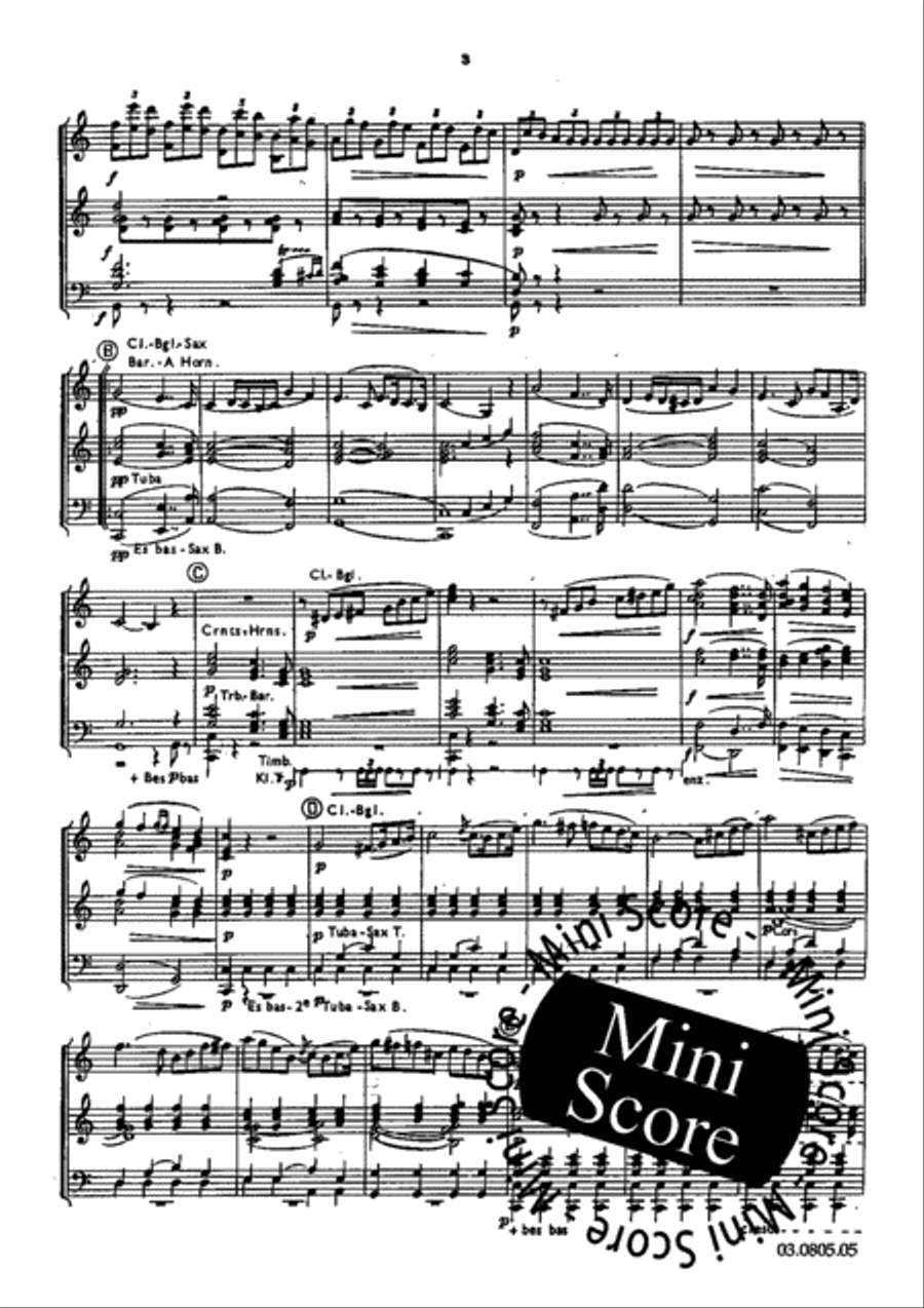 Tannhauser Concert Band scores gallery preview page 6