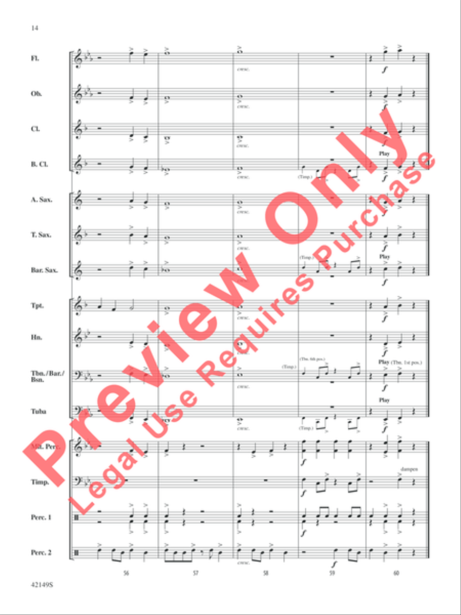 Arikara Concert Band scores gallery preview page 7