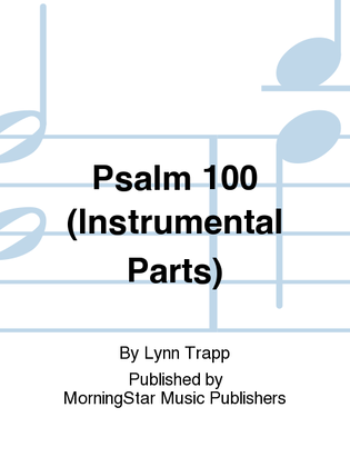 Book cover for Psalm 100 (C Instrumental Parts)