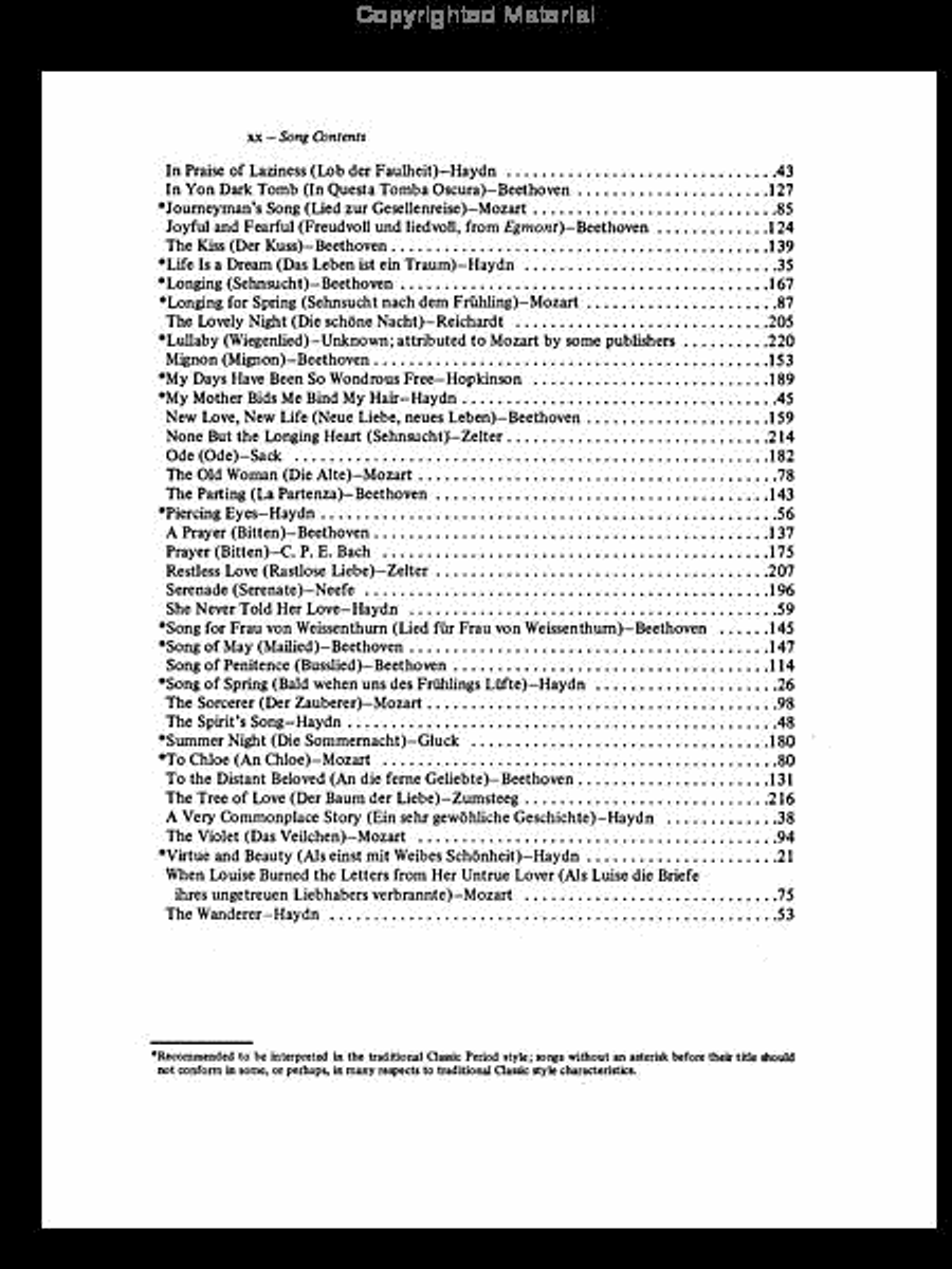 57 Classic Period Songs 57 Classic Period Songs Medium-Low Voice scores gallery preview page 8