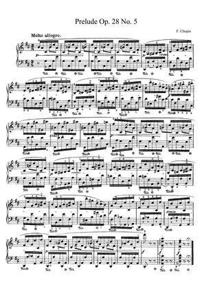 Chopin Prelude Op. 28 No. 5 in D Major